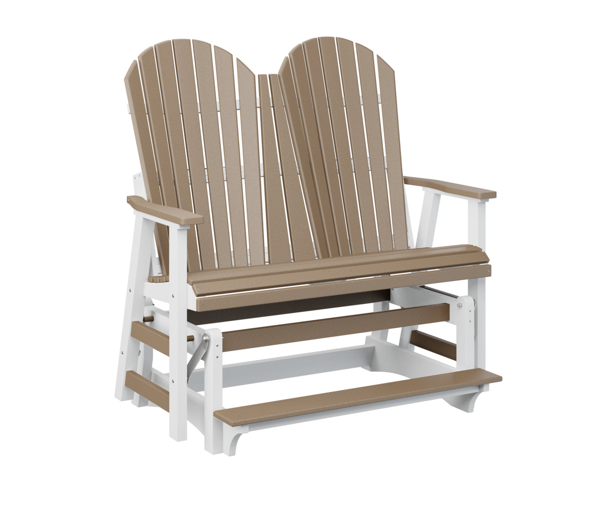 Berlin Gardens ComfoBack Double Counter Glider - Outdoor Patio Swing Bench for Porch, Garden, Deck & Backyard Relaxation