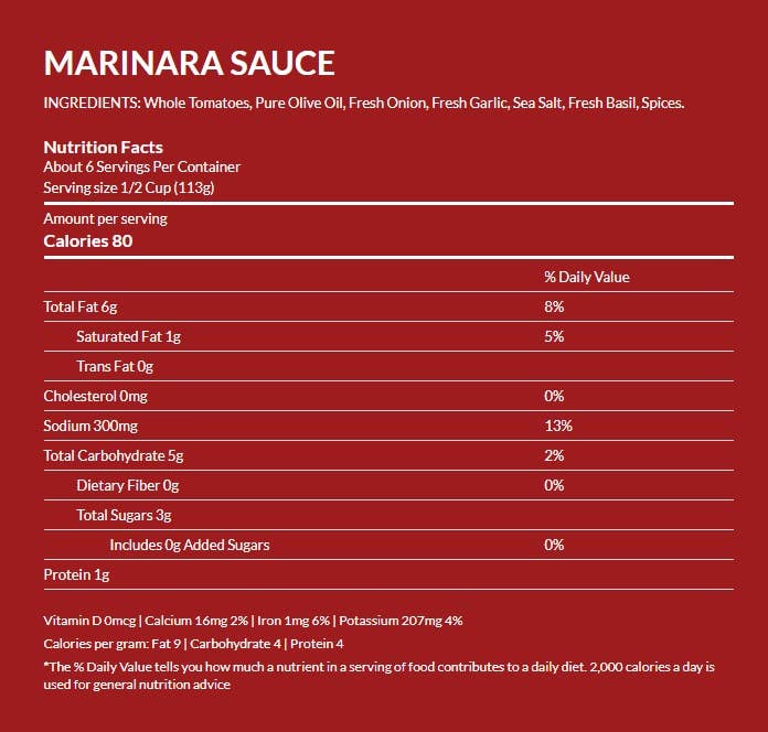 Hoboken Farms Authentic Italian Marinara Sauce - Premium Pasta Sauce for Spaghetti, Pizza & Cooking - Gluten-Free, No Preservatives - Perfect for Italian Dishes & Family Dinners