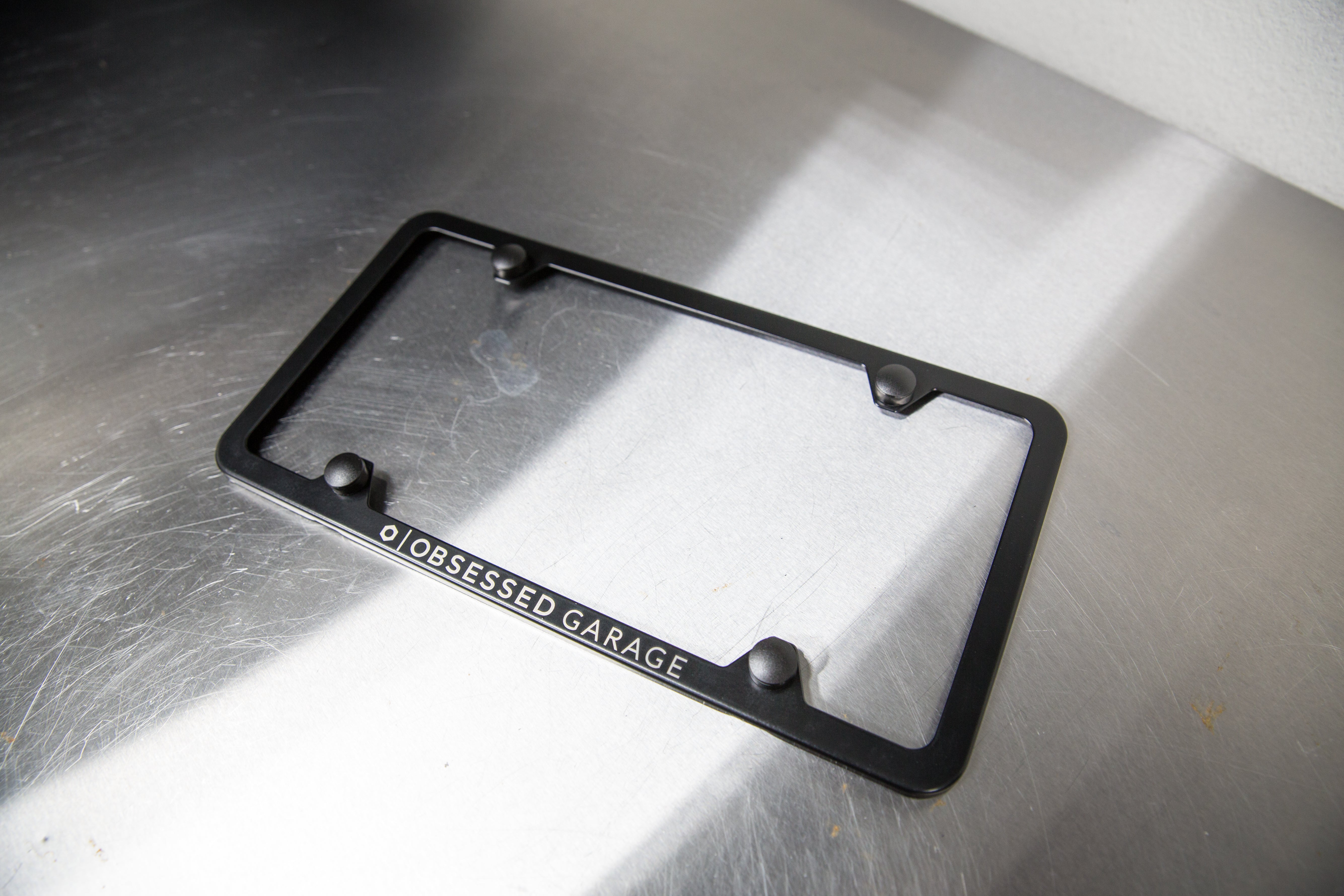 Premium Stainless Steel License Plate Frame - Rustproof & Durable Car Accessory for US Vehicles - Perfect for Cars, Trucks & SUVs - Enhances Vehicle Appearance & Protection