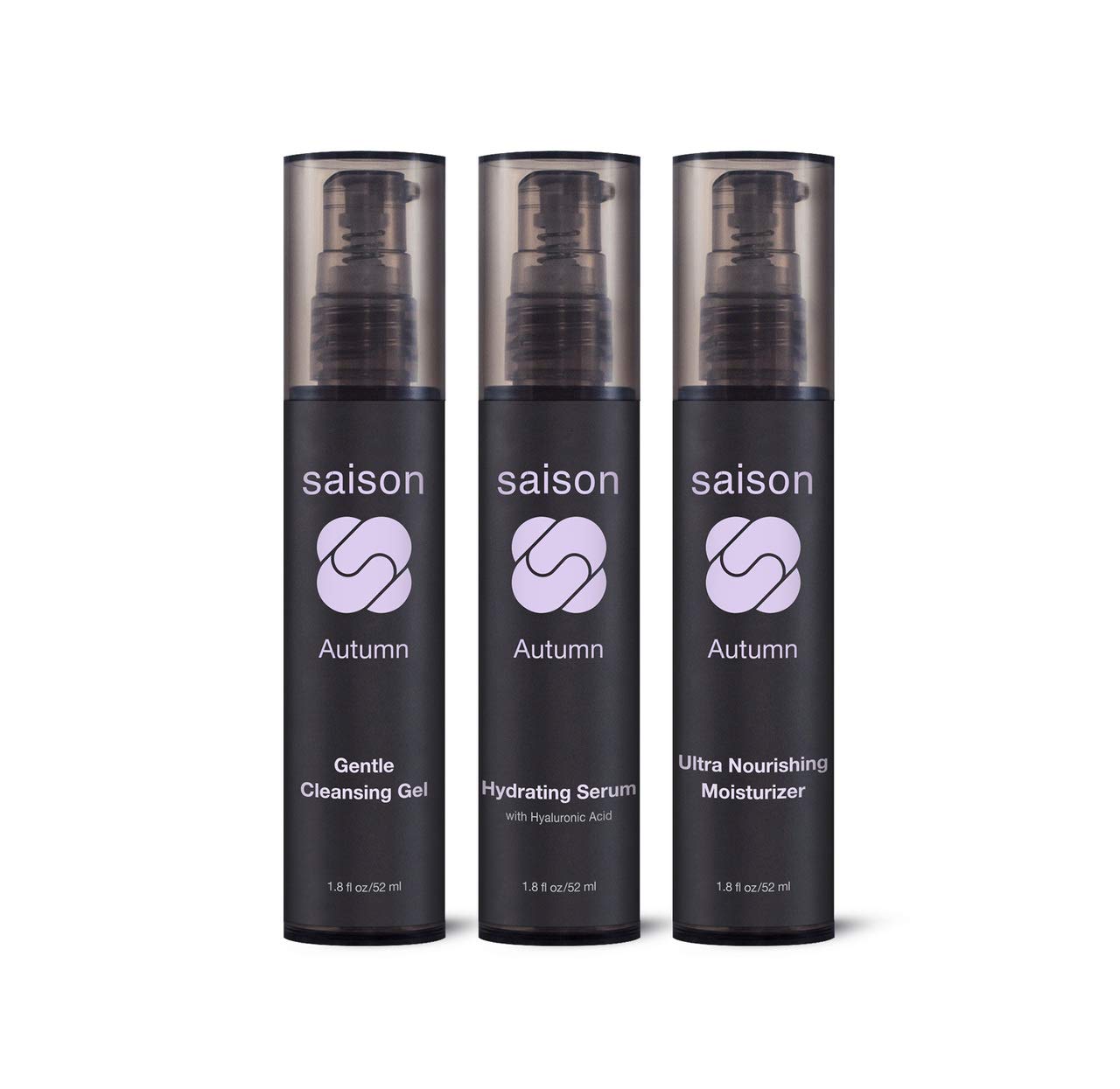 Organic & Vegan Autumn Skincare Trio Gift Set - Natural, Cruelty-Free Face Treatment for Dry Skin | Perfect for Fall Hydration & Holiday Gifting