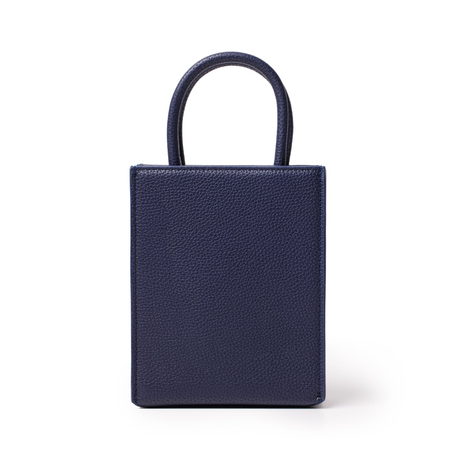 Mini Pebble Tote Bag in Navy Blue - Stylish & Compact Handbag for Women, Perfect for Work, Travel, and Everyday Use