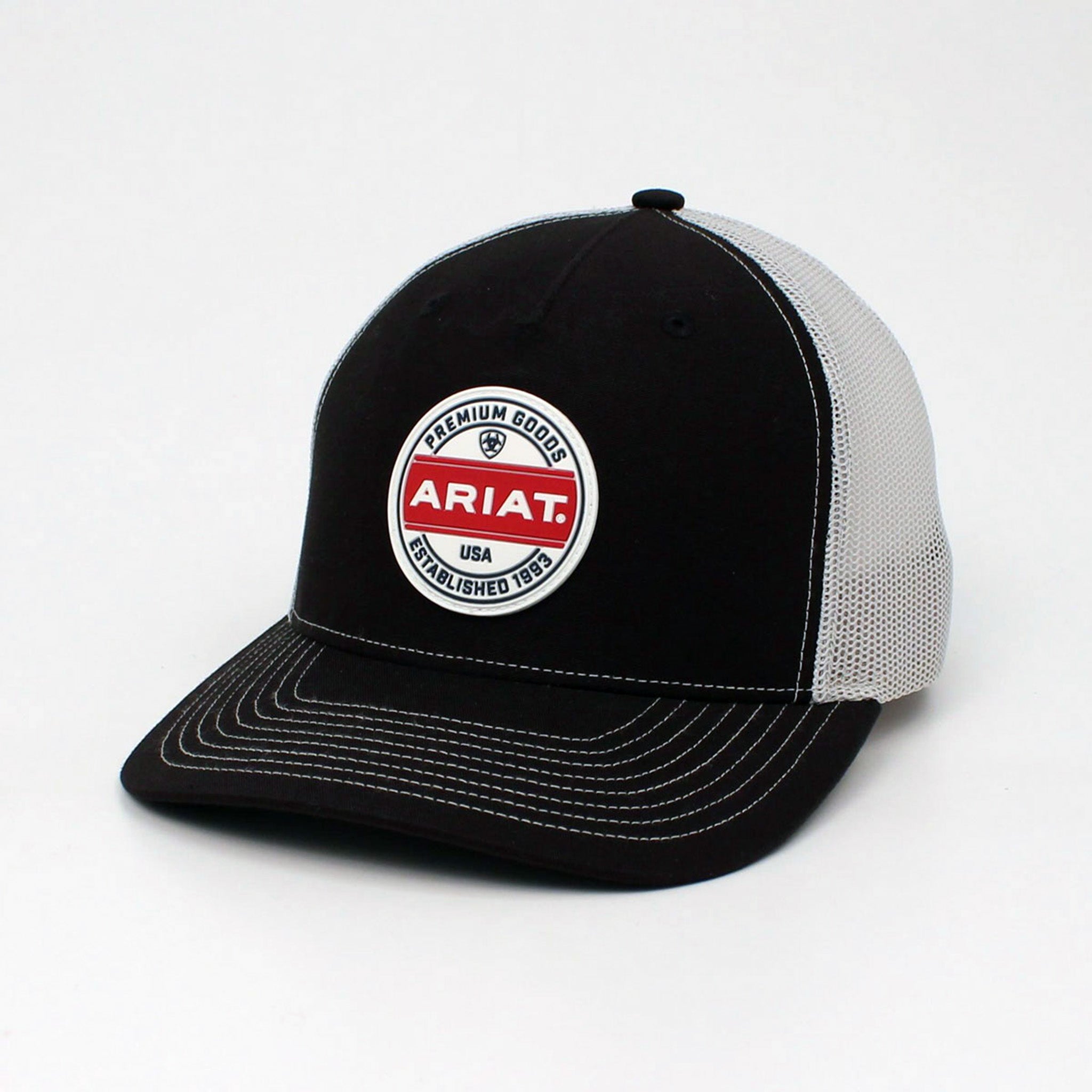 Ariat Black Logo Cap - Stylish & Durable Baseball Hat for Men & Women - Perfect for Outdoor Activities, Sports & Casual Wear