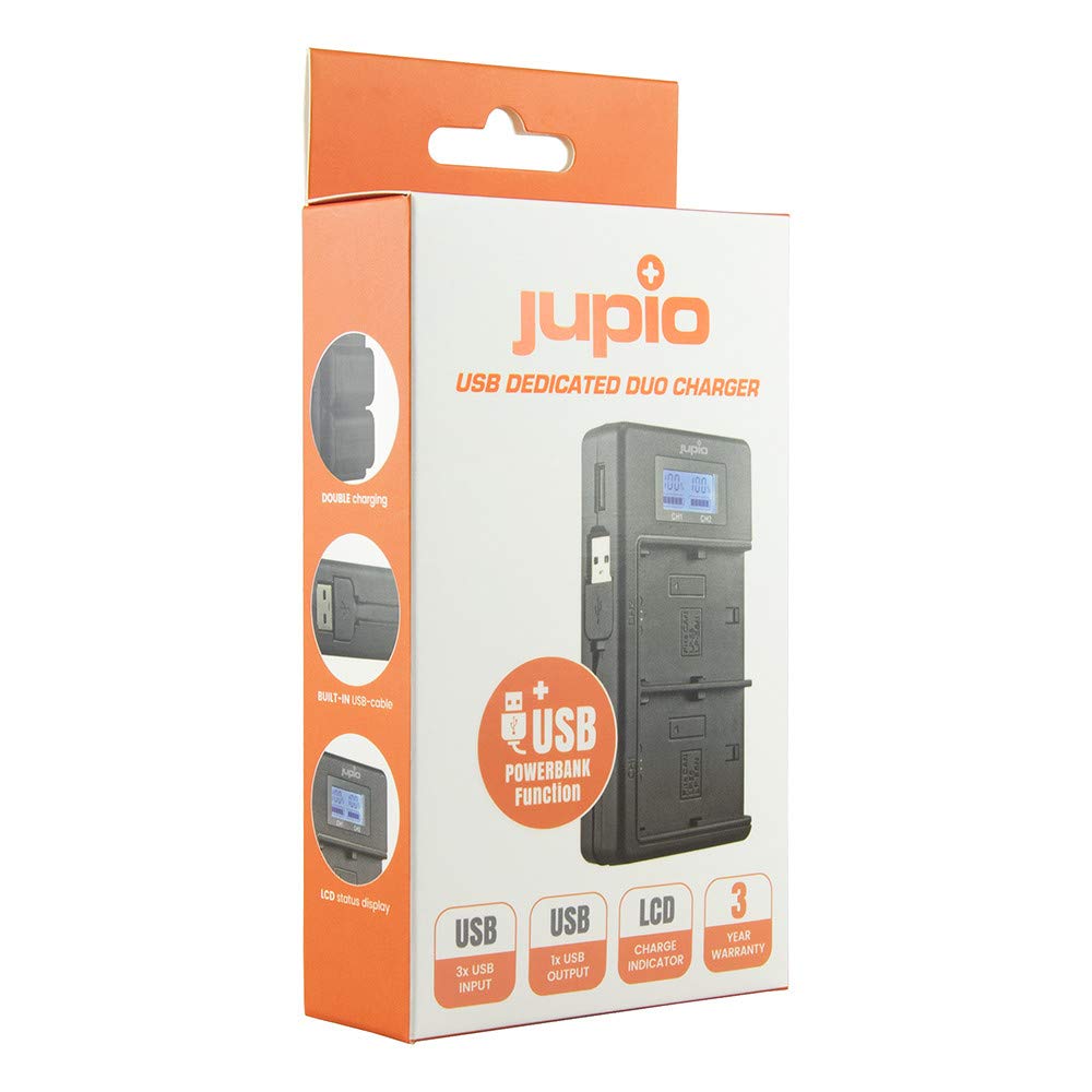 Nikon EN-EL15a Dual USB Charger - Fast Charging for Nikon DSLR Cameras | Perfect for Travel & Professional Photography