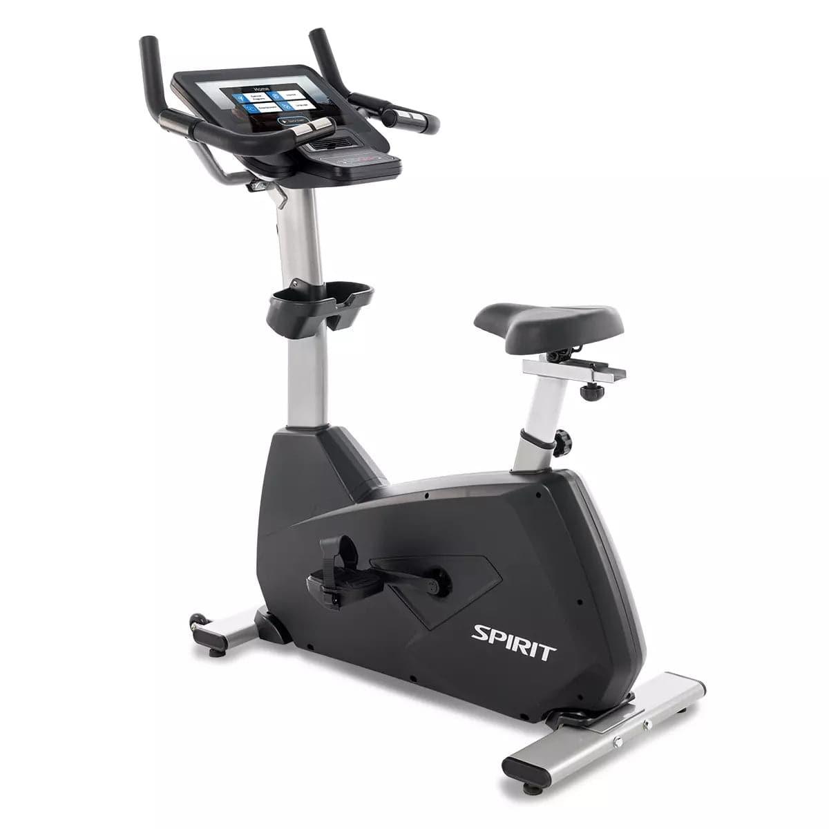 Spirit Fitness CU800ENT Upright Exercise Bike for Home Gym - Cardio Workout Equipment for Indoor Cycling & Fitness Training
