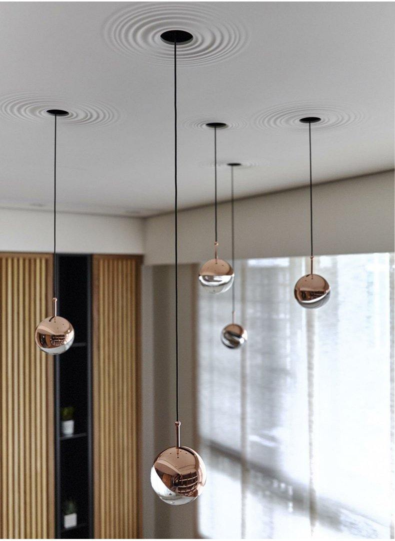 Dora Modern LED Pendant Light Fixture - Adjustable Hanging Chandelier for Kitchen Island, Dining Room, Bedroom & Living Room Lighting