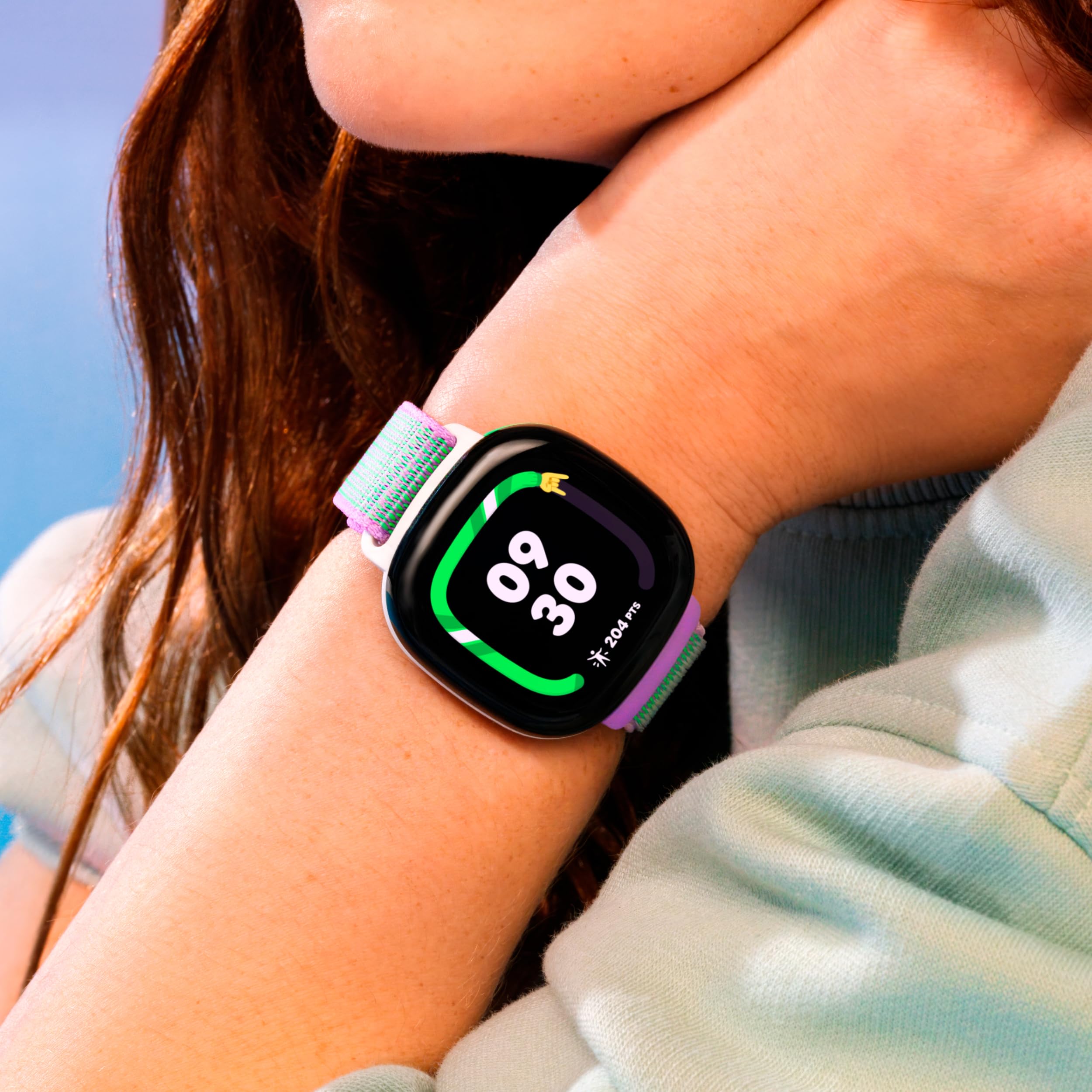 Fitbit Google Ace LTE Kids Smartwatch with Calling, Messaging, GPS Tracking & Activity Games - Mild (Strange Arcade) | Perfect for Active Kids & Parental Monitoring | School, Playdates & Outdoor Adventures