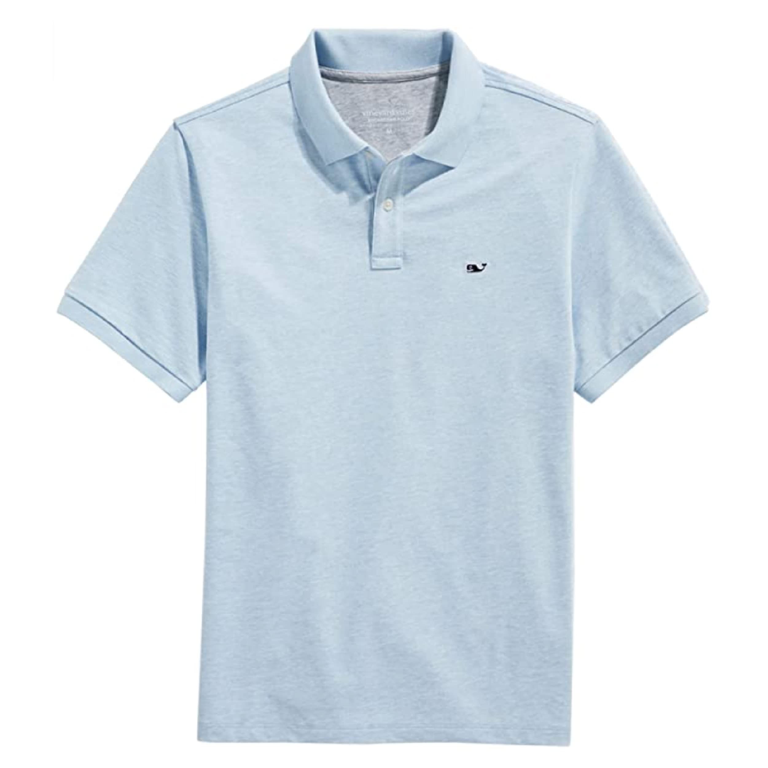 Vineyard Vines Men's Edgartown Pique Polo Shirt - Classic Fit, Breathable Cotton, Short Sleeve Casual Top for Golf, Work & Summer Outings