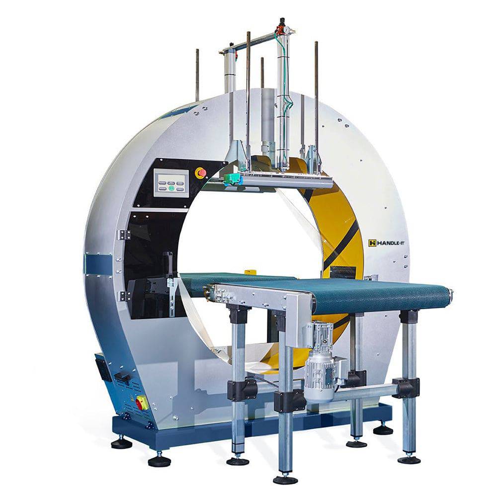 FA 125 Automatic Orbital Stretch Wrap Machine - Industrial Packaging Solution for Shipping, Warehousing & Logistics | Perfect for Pallets, Boxes & Large Items