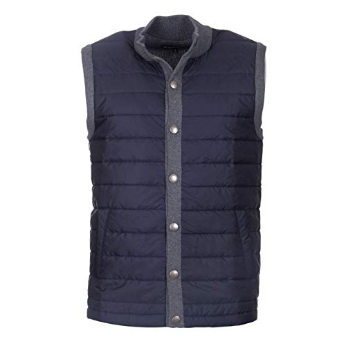 Barbour Men's Quilted Gilet Vest - Grey, Small Size | Warm & Stylish Layering for Outdoor Activities & Casual Wear