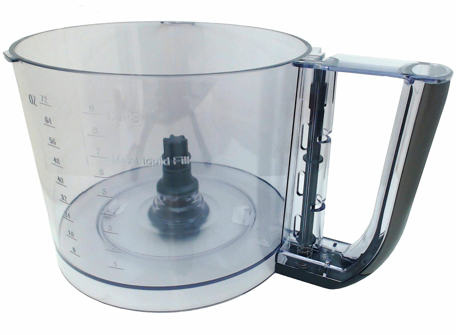 FP-11GMWB Replacement Work Bowl for Cuisinart 11-Cup Food Processor - Gunmetal Gray - Compatible with DFP-11BC & DLC-8 Series - Perfect for Chopping, Slicing & Dough Making