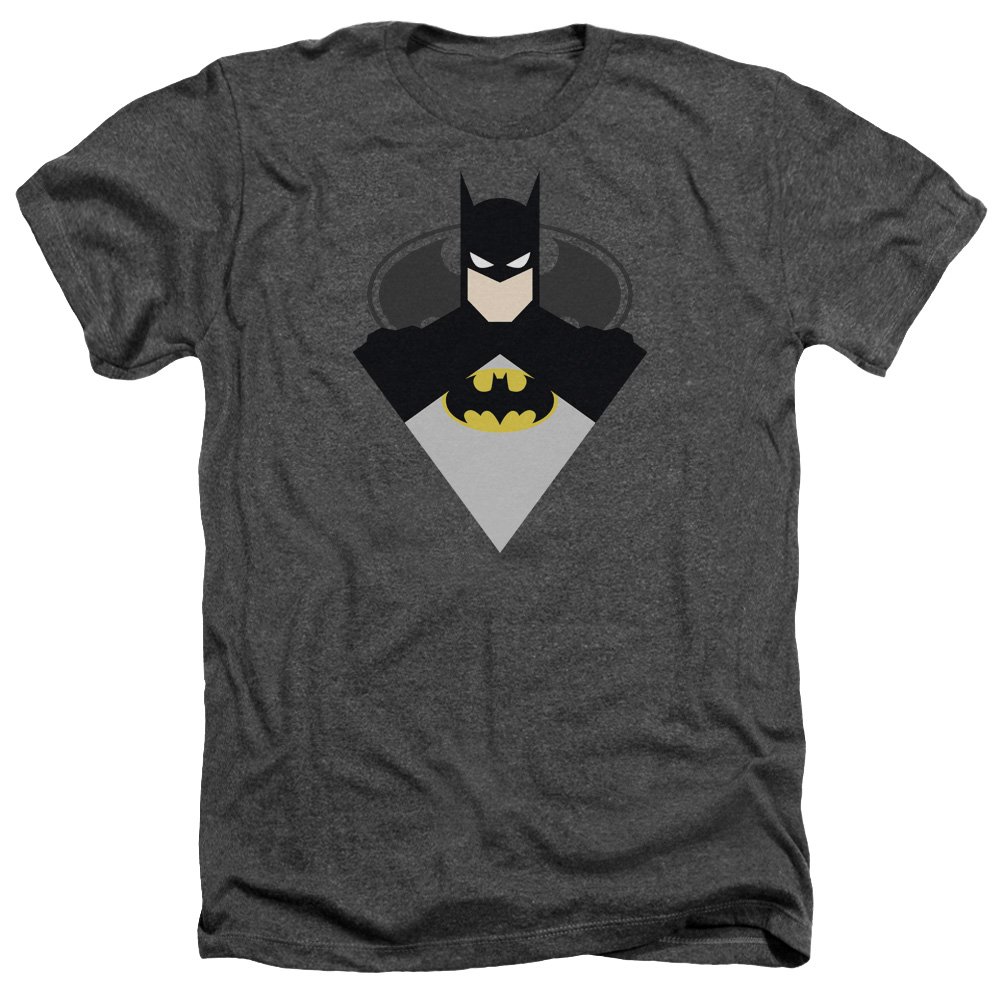 **Batman Graphic T-Shirt for Men & Women - Soft Heather Grey Unisex Tee - Casual Superhero Shirt for Fans, Cosplay & Everyday Wear**