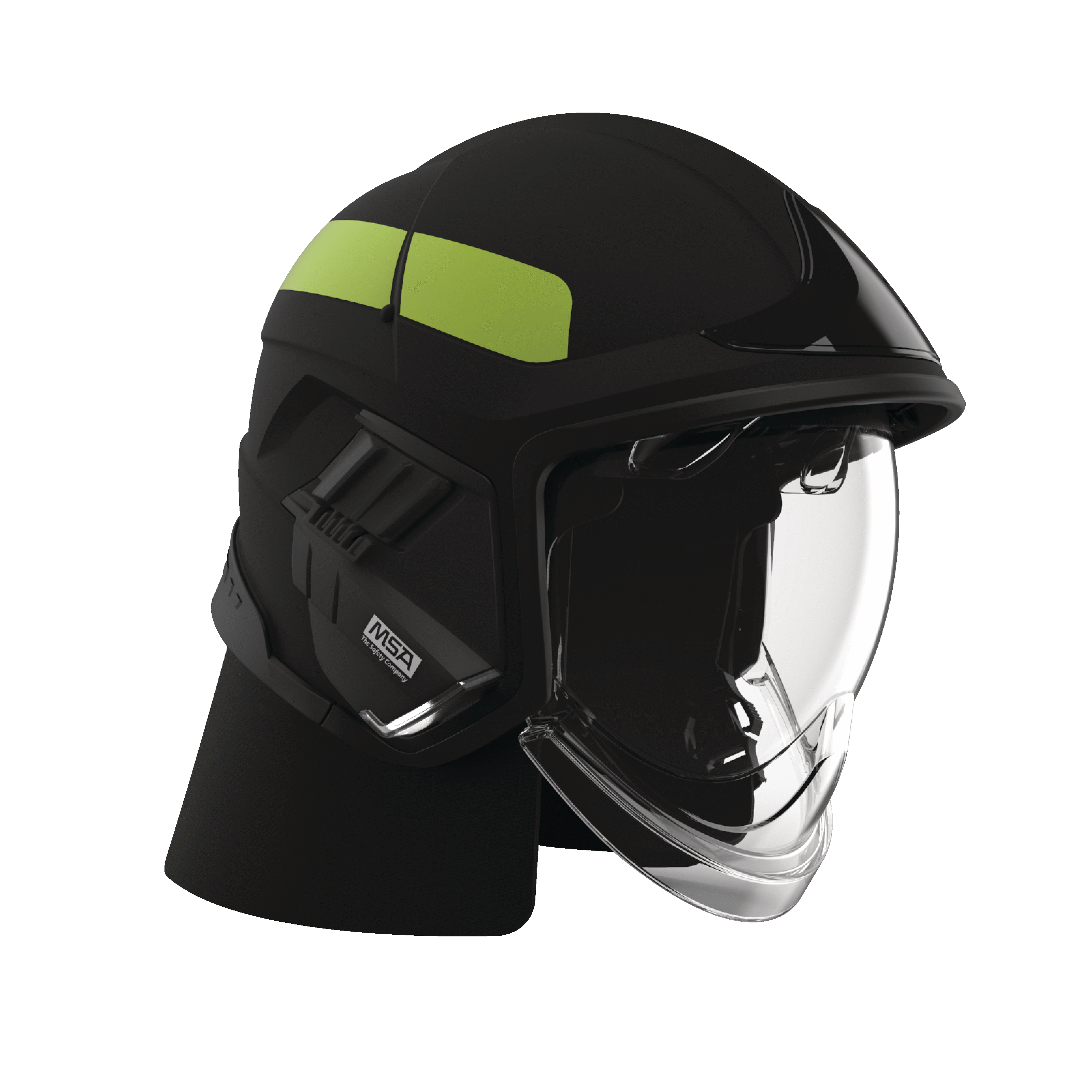 CAIRNS XF1 Modern Firefighter Helmet - Black Matte Finish | Lightweight & Durable Fire Safety Gear for Professional Firefighters & First Responders | Ideal for Emergency Rescue, Firefighting & Hazardous Environments