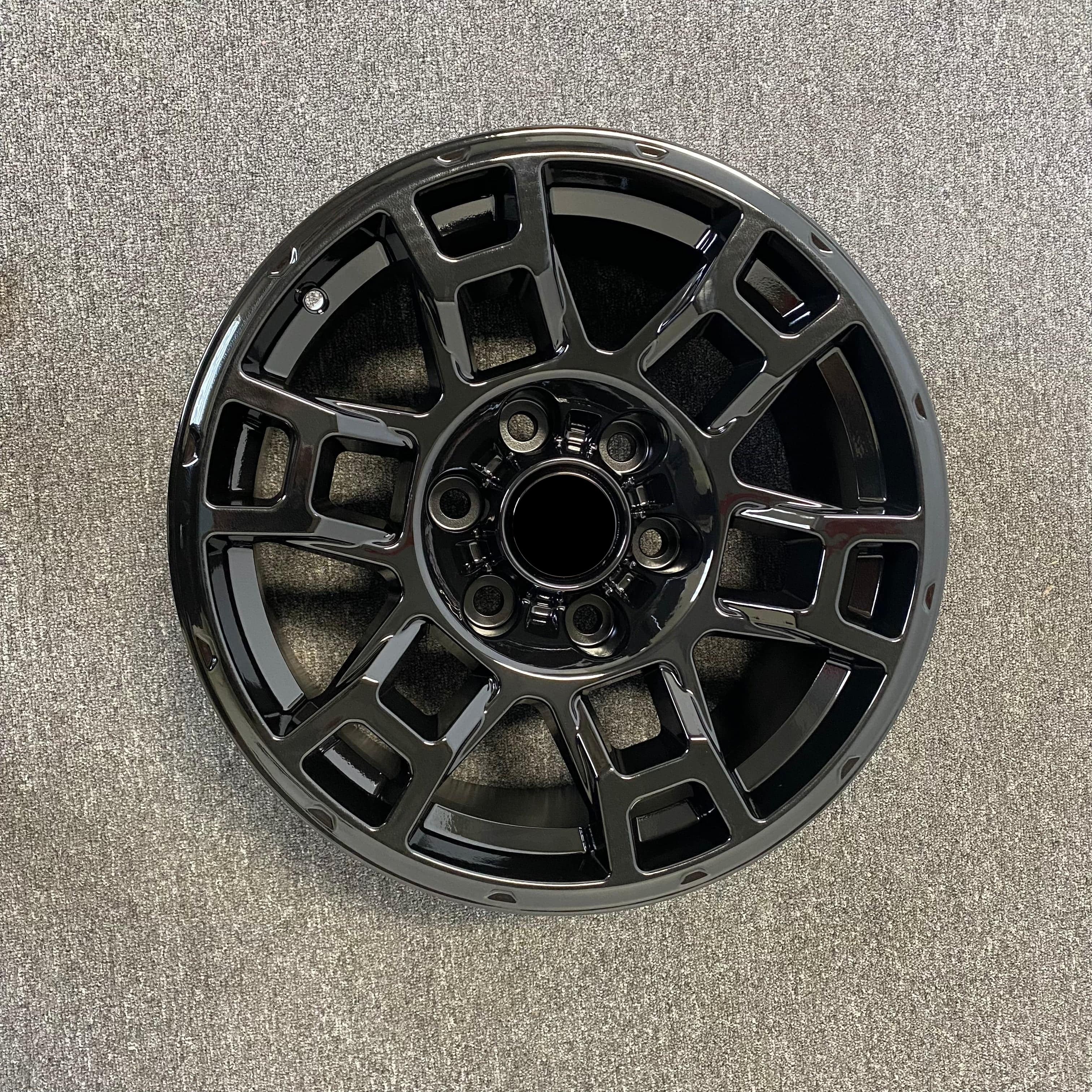 2022 Black Pro Style Wheels for Toyota Tacoma 4Runner FJ Cruiser Sequoia Land Cruiser - Off-Road & Street Performance Alloy Rims