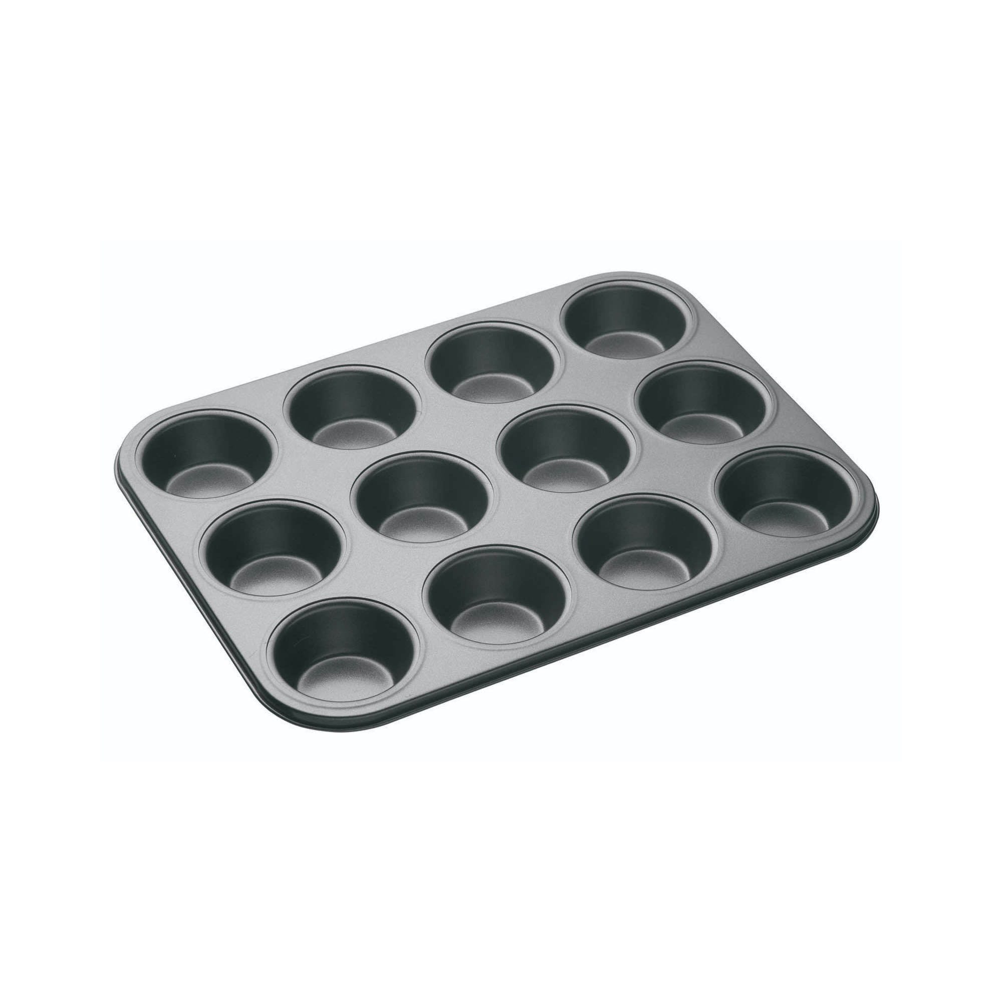 MasterClass Non-Stick 12-Cup Muffin Pan - Perfect for Baking Cupcakes, Muffins & Mini Pies at Home