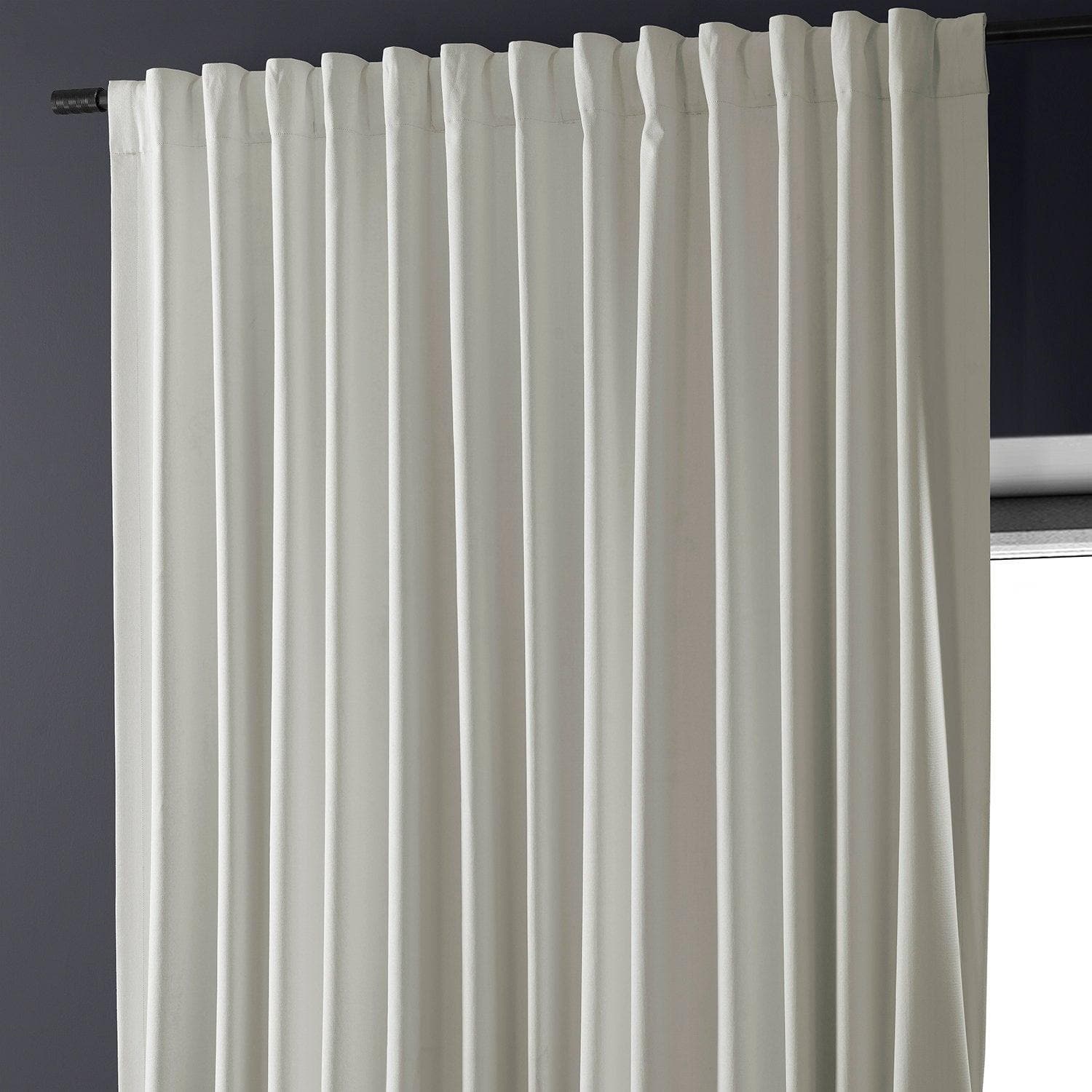 Off White Extra Wide Performance Linen Blackout Curtains for Bedroom & Living Room - Thermal Insulated Soundproof Window Drapes for Hotels & Home Decor