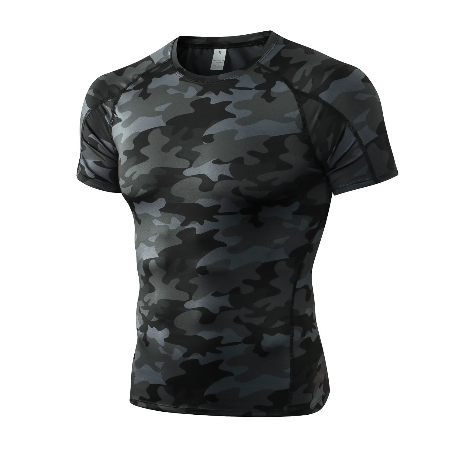 Quick Dry Running Shirt for Men - Moisture Wicking Fitness & Gym Workout T-Shirt - Breathable Short Sleeve Compression Top for Bodybuilding, Jogging & Training - Ideal for Sports, Exercise & Active Lifestyle