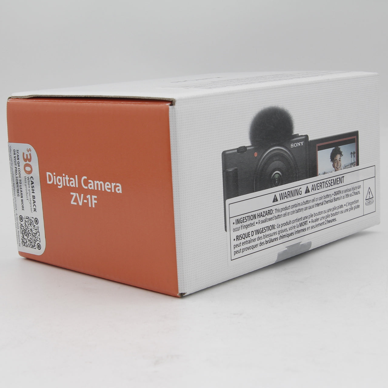 Open Box Excellent Condition Sony ZV-1F Vlogging Camera (Black) - Perfect for YouTube Content Creation, Travel Vlogging & Social Media Photography