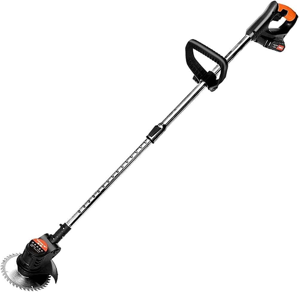 RALIRA 36V Lithium Battery Grass Trimmer with Variable Speed Control Belt, Adjustable Motor Head - Lightweight & Multifunctional Handheld Lawn Mower for Home Garden, Yard & Farm Maintenance