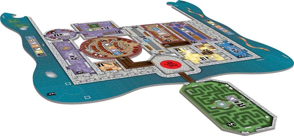 Castles of Mad King Ludwig Board Game by Bezier Games - Strategy Tabletop Game for Family Game Nights & Party Entertainment
