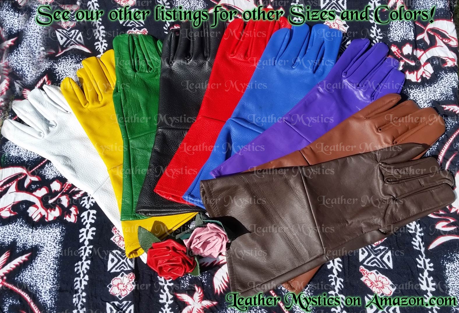 Premium Red Leather Gauntlet Gloves - Extra Large (XL) Size with Extended Arm Cuff - Perfect for Motorcycle Riding, Cosplay, Medieval Reenactments & Fashion Accessories