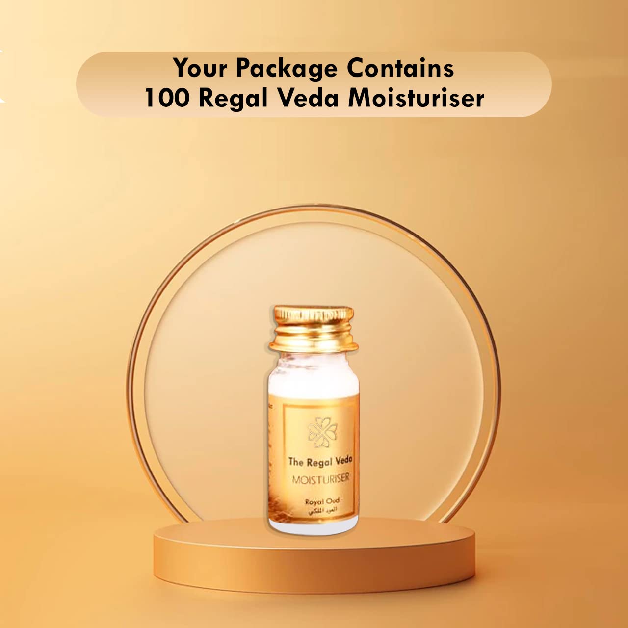 The Regal Veda | 100-Pack 35ml Moisturizer Set | Premium Hotel Amenities & Travel Toiletries | Moisturizing Cream for Hotels, Hospitals, Guest Houses & Spas | Bulk Hospitality Supplies for Luxury Accommodations