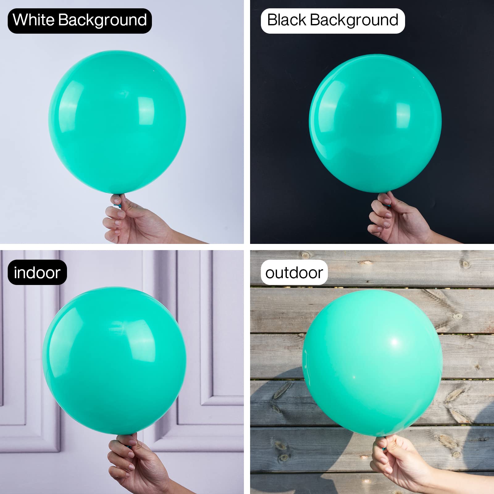 51 Pcs 12 Inch Teal Blue Balloons for Party Decorations - Balloon Garland & Arch Kit for Birthday, Wedding, Baby Shower - Premium Turquoise Balloons (Teal-Y69) | Perfect for Indoor & Outdoor Celebrations