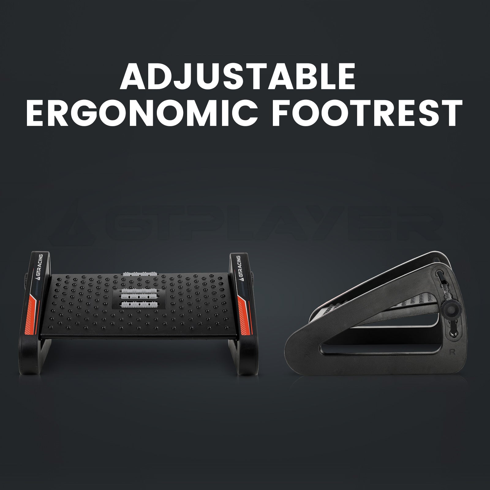 Adjustable Ergonomic Under Desk Foot Rest for Office & Home - Improve Posture & Comfort While Sitting - Perfect for Work, Gaming & Study