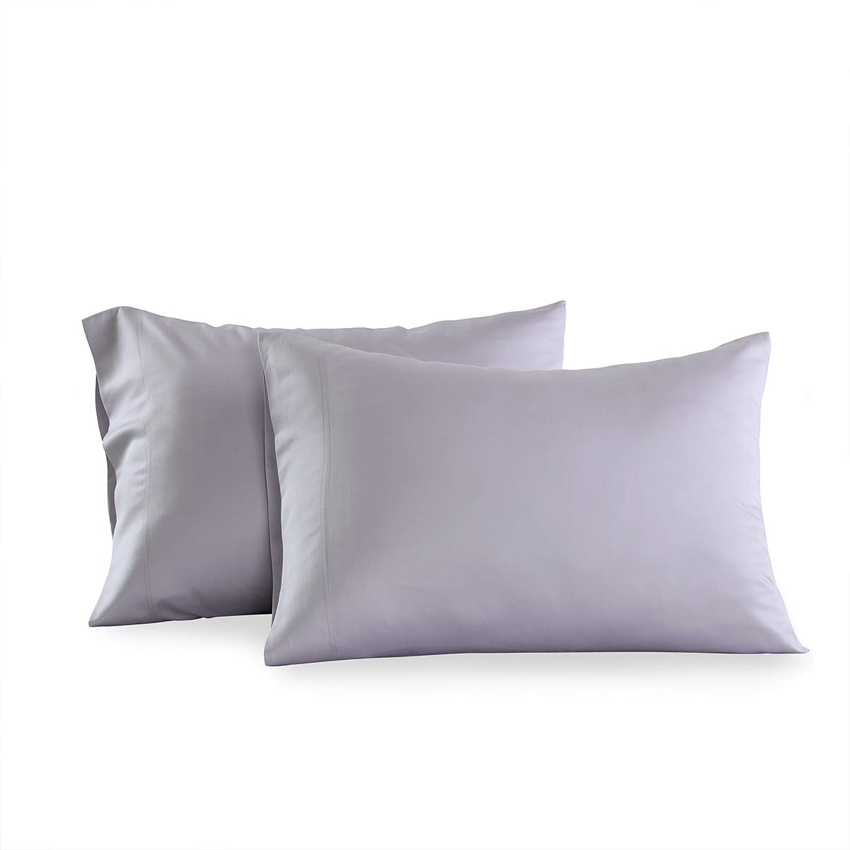 Premium 600-Thread-Count 100% Tencel Lyocell Pillowcases Set of 2 - Standard Queen Size - Soft & Breathable Bedding - Perfect for Allergy Relief & Hot Sleepers - Home & Hotel Use