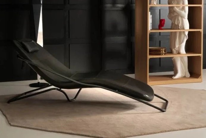Driade Wireflow Chaise Lounge Chair - Modern Indoor/Outdoor Chaise Lounge for Living Room, Patio, or Poolside Relaxation