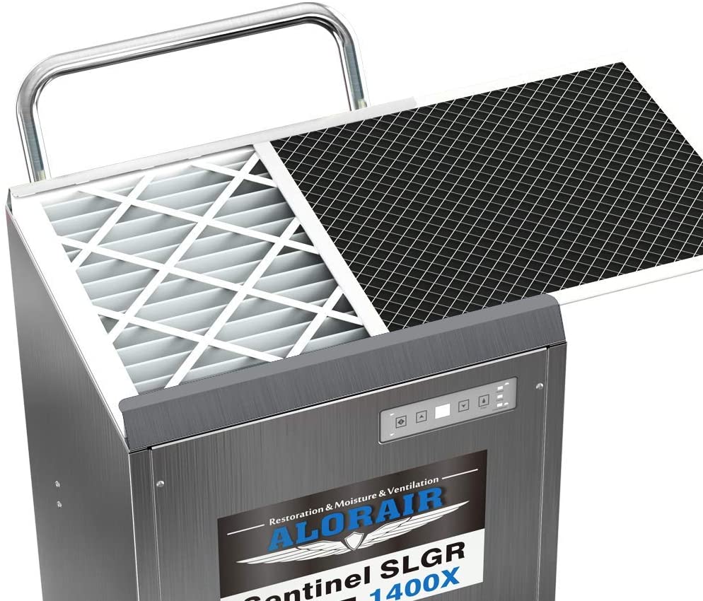 AlorAir Sentinel SLGR 1400X 140-Pint Commercial Dehumidifier with Built-in Condensate Pump - Ideal for Basements, Crawl Spaces & Large Rooms