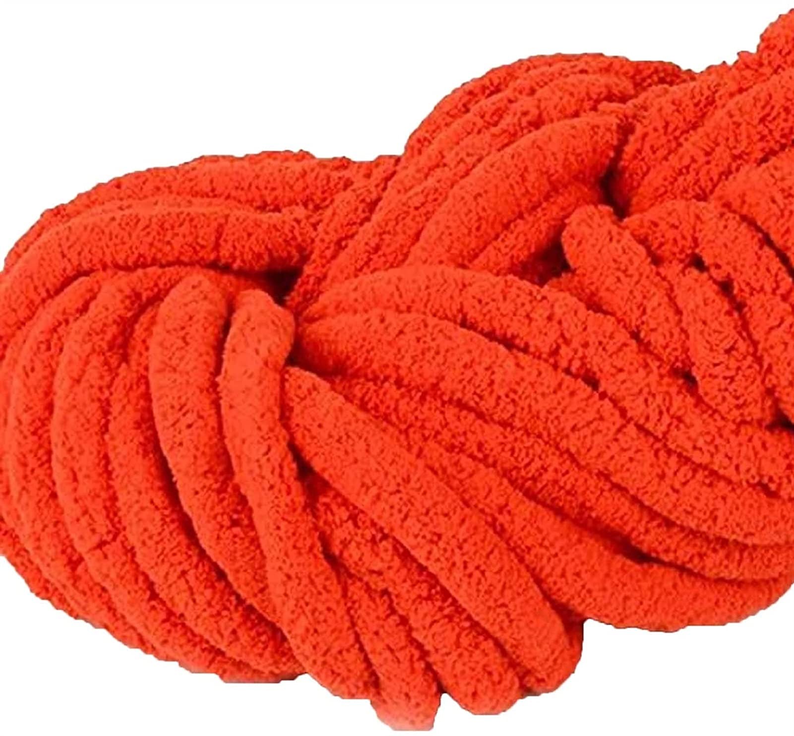 Chunky Knitting Yarn - Super Soft Warm Chenille Wool Yarn for Blankets (250g) | DIY Crochet & Knitting Projects, Coarse Yarn for Handmade Throws, Scarves & Home Decor