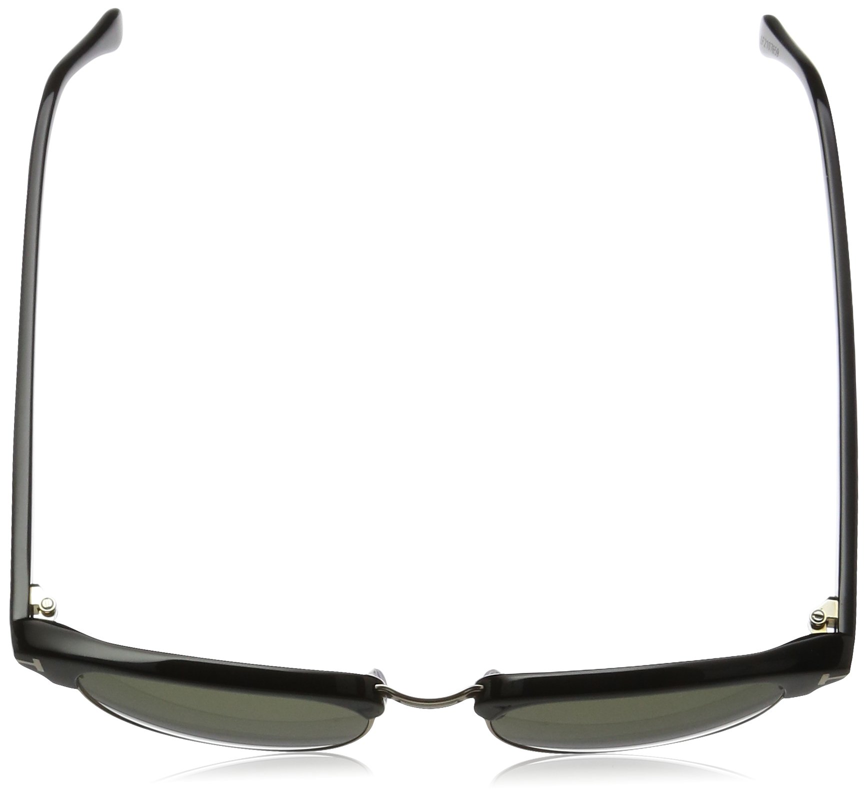Tom Ford Henry Sunglasses - Shiny Black Frame with Green Gradient Lens for UV Protection & Fashion | Perfect for Outdoor Activities, Beach, and Driving
