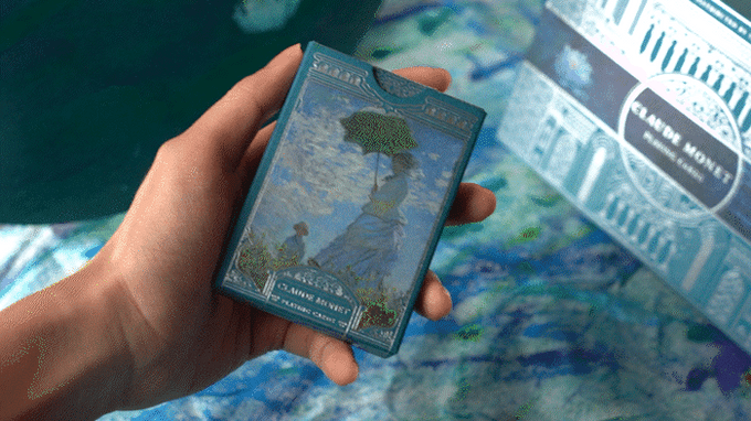 Monet Playing Cards - Premium Waterproof & Durable Deck for Poker, Magic Tricks & Card Games | Perfect for Casino Nights, Travel & Gifts