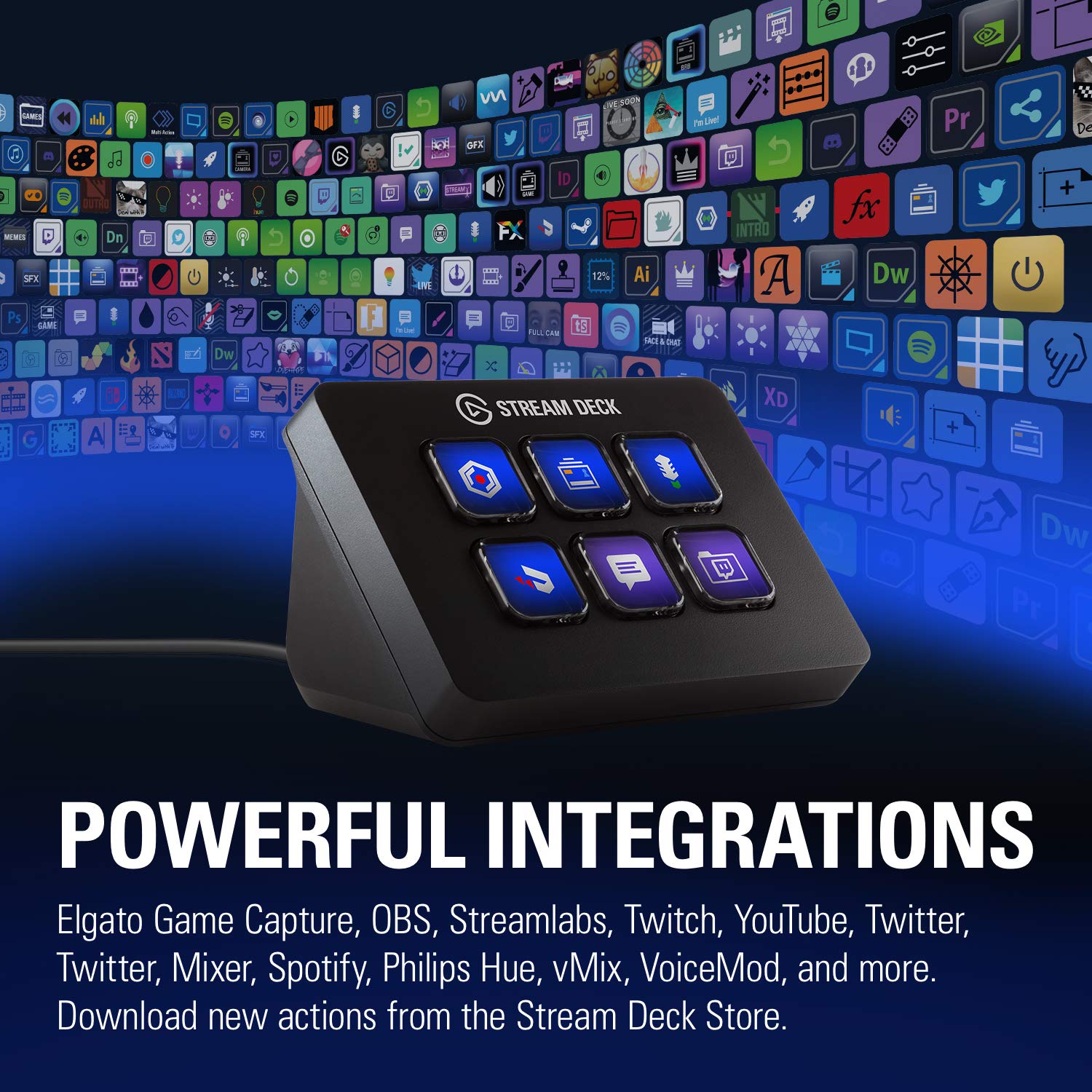 Elgato Stream Deck Mini - Compact 6-Key Studio Controller for Live Streaming, Gaming & Content Creation | Perfect for Twitch, YouTube & Podcasting