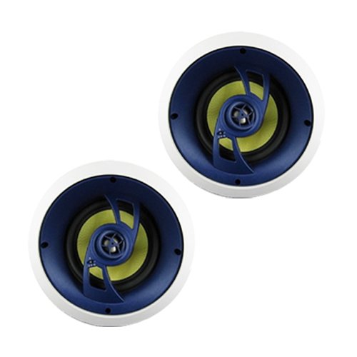 Intrasonic EX-206C Extreme Series High Performance In-Ceiling Speakers (Pair) - Premium Sound for Home Theater, Background Music & Commercial Audio Systems