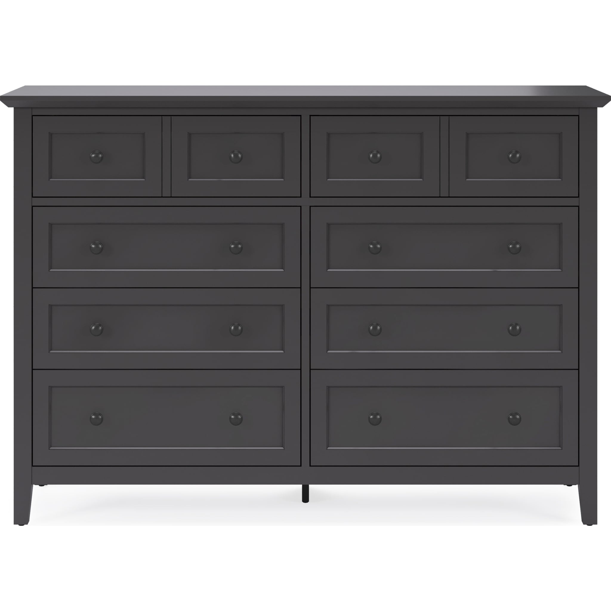 Grace 8-Drawer Dresser in Raven Black - Modern Bedroom Storage Furniture for Home Organization (2024) | Perfect for Master Bedroom, Guest Room & Nursery