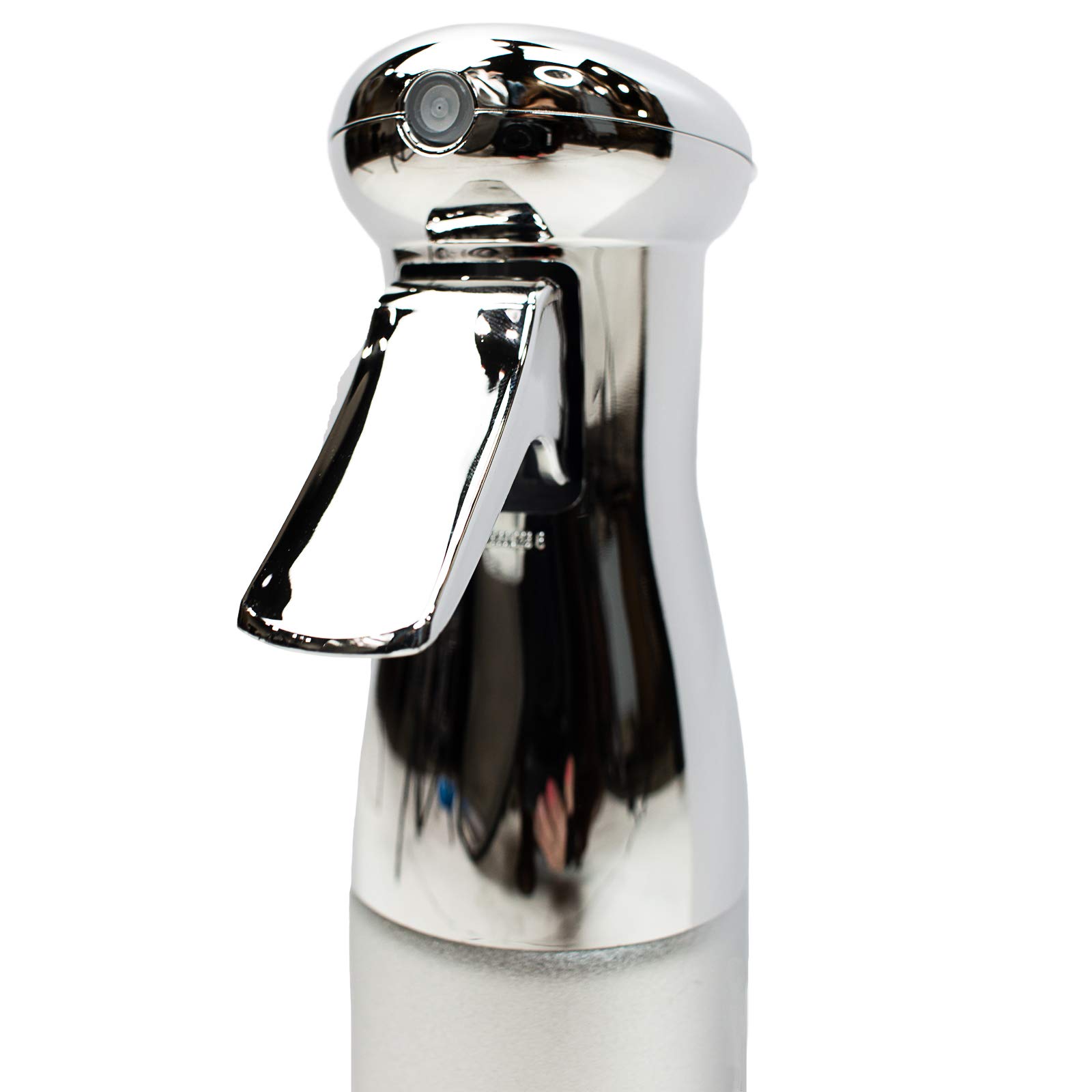 110-Pack KEEN Continuous Spray Bottles - 10oz Fine Mist Refillable Trigger Sprayers for Hair Styling, Barber, Plants & Cleaning (Silver) - Perfect for Salons, Gardening & Home Use