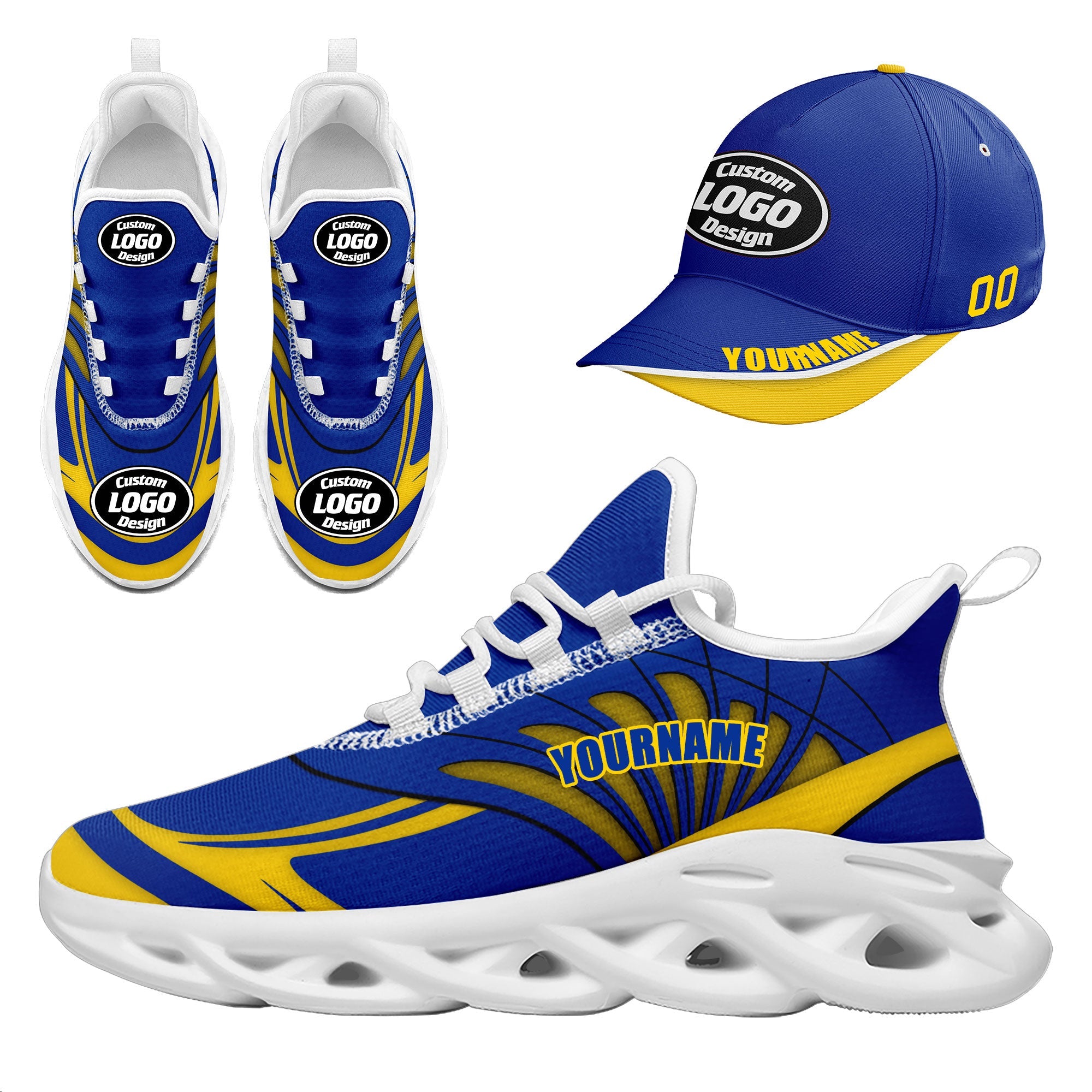 Custom MaxSoul Shoes and Hat Combo - Personalized JH D020105 12 | Trendy Matching Outfit Set for Men & Women | Perfect for Casual Wear, Sports, and Fashion Street Style