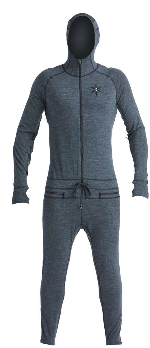 Airblaster Ninja Suit Merino Wool Base Layer 2022 - Warm Winter Thermal Underwear for Skiing, Snowboarding & Outdoor Activities
