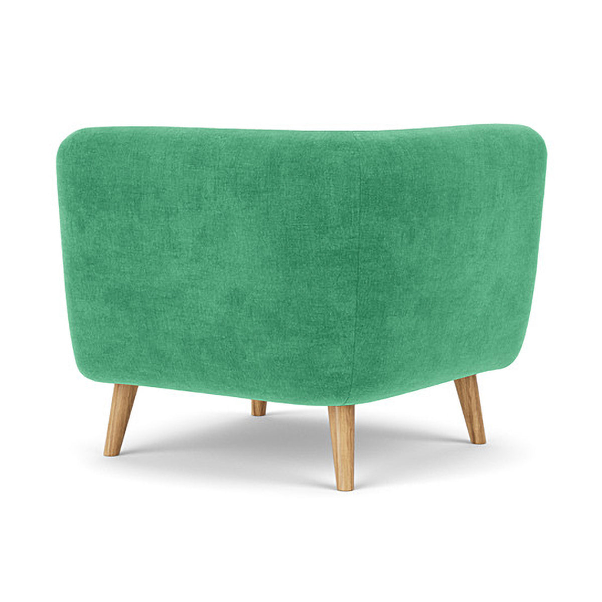 Alfred Fabric Right 1 Seater Modular Sofa - Modern Comfortable Single Chair for Living Room, Bedroom & Small Spaces