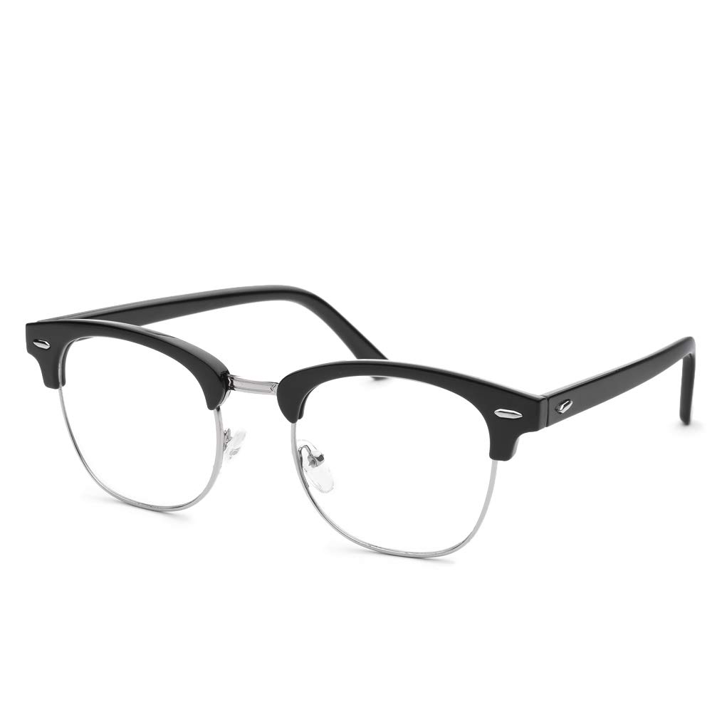 JCERKI Blue Light Blocking Computer Glasses for Men & Women - Anti-Eye Strain Reading Glasses for Office, Gaming & Digital Screen Use