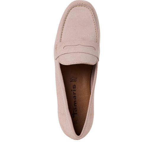 Tamaris Alice 24229 Women's Comfortable Leather Loafers - Slip-On Casual Shoes for Work, Travel & Everyday Wear