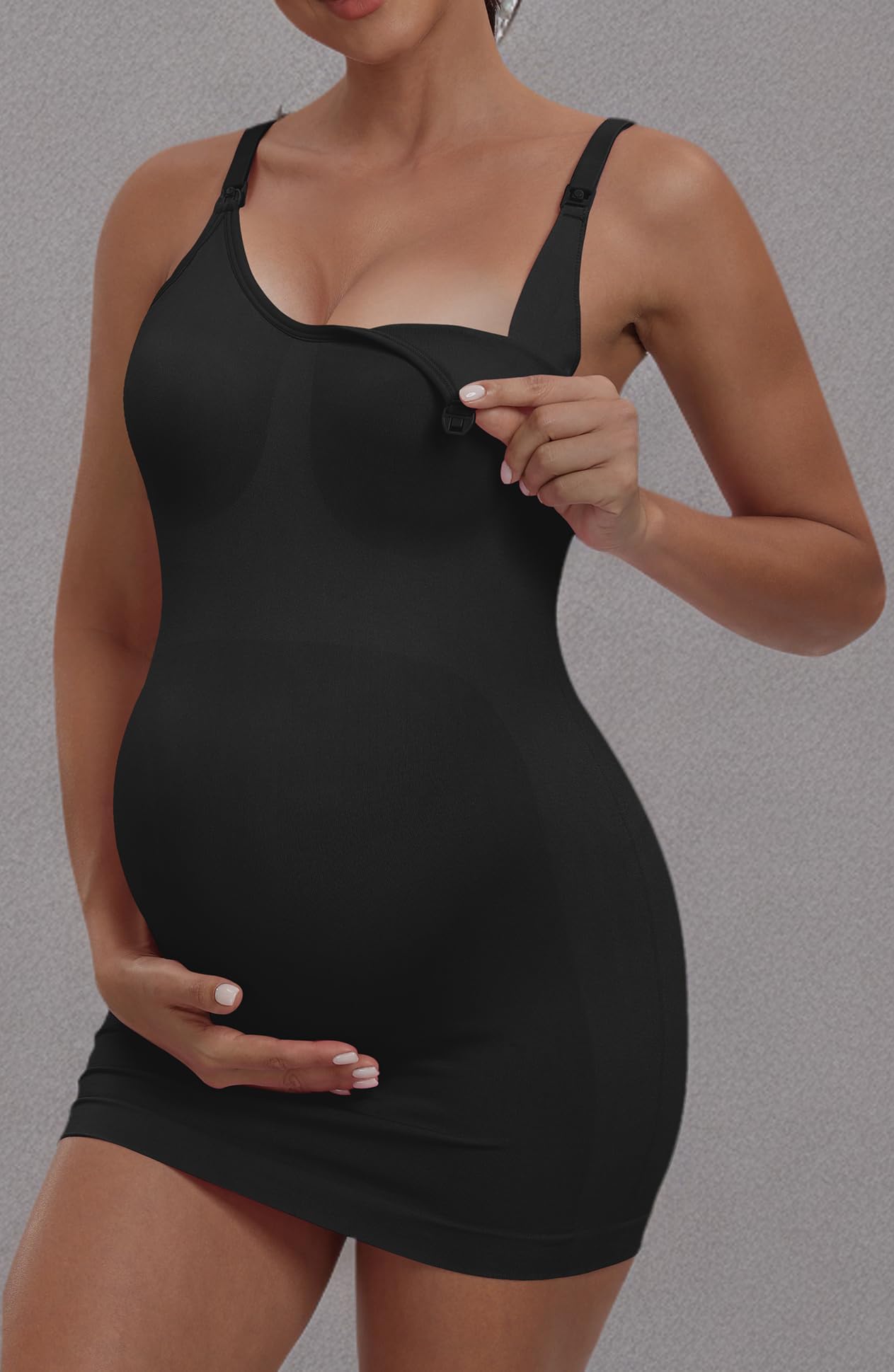 Seamless Nursing Tanks for Women - 3 Pack Maternity Cami Shirts, Comfortable Breastfeeding Tops for Pregnancy & Postpartum - Perfect for Daily Wear, Nursing at Home or On-the-Go
