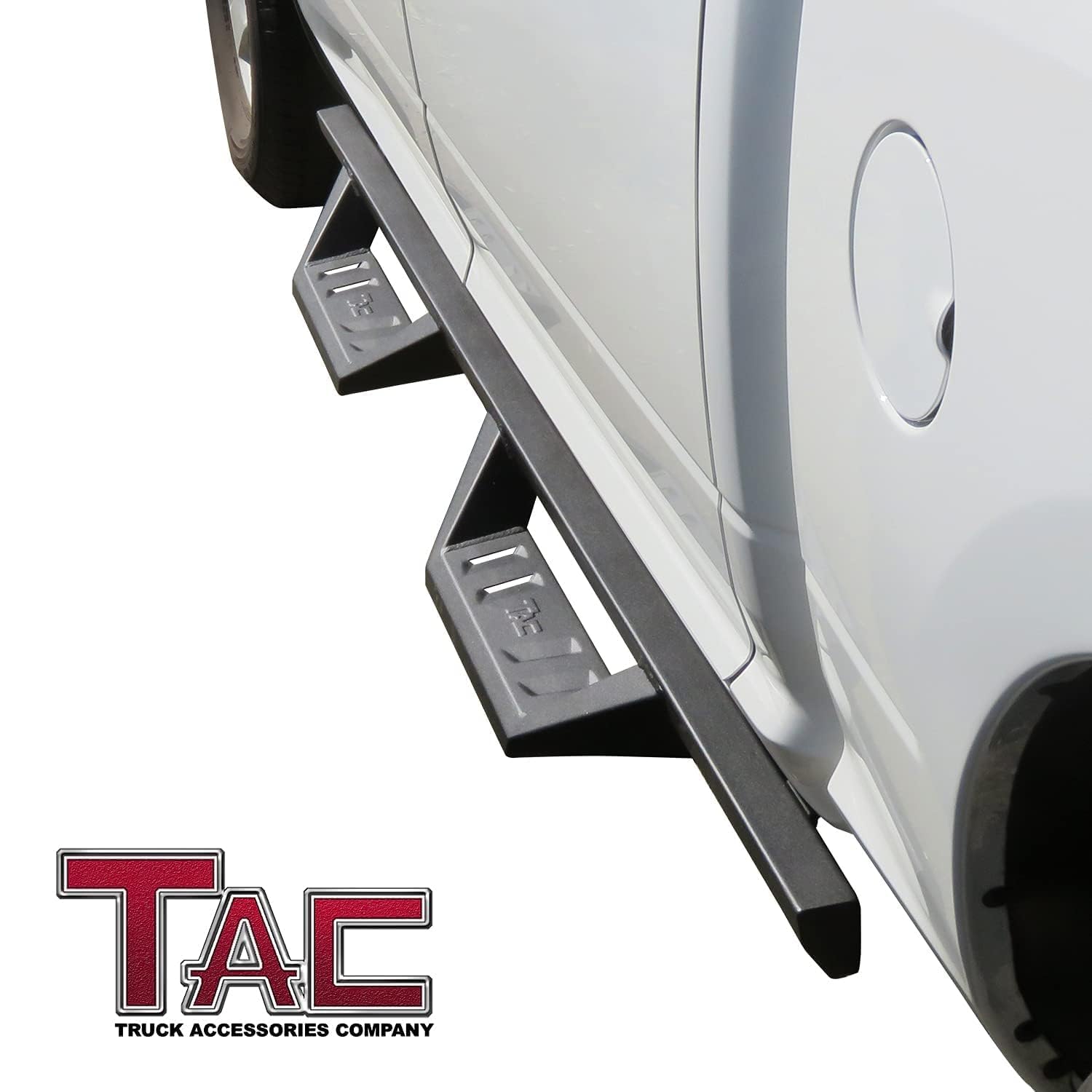 TAC Sidewinder Running Boards for Dodge RAM 1500/2500/3500 - Black Nerf Bars for Off-Road & Crew Cab Trucks