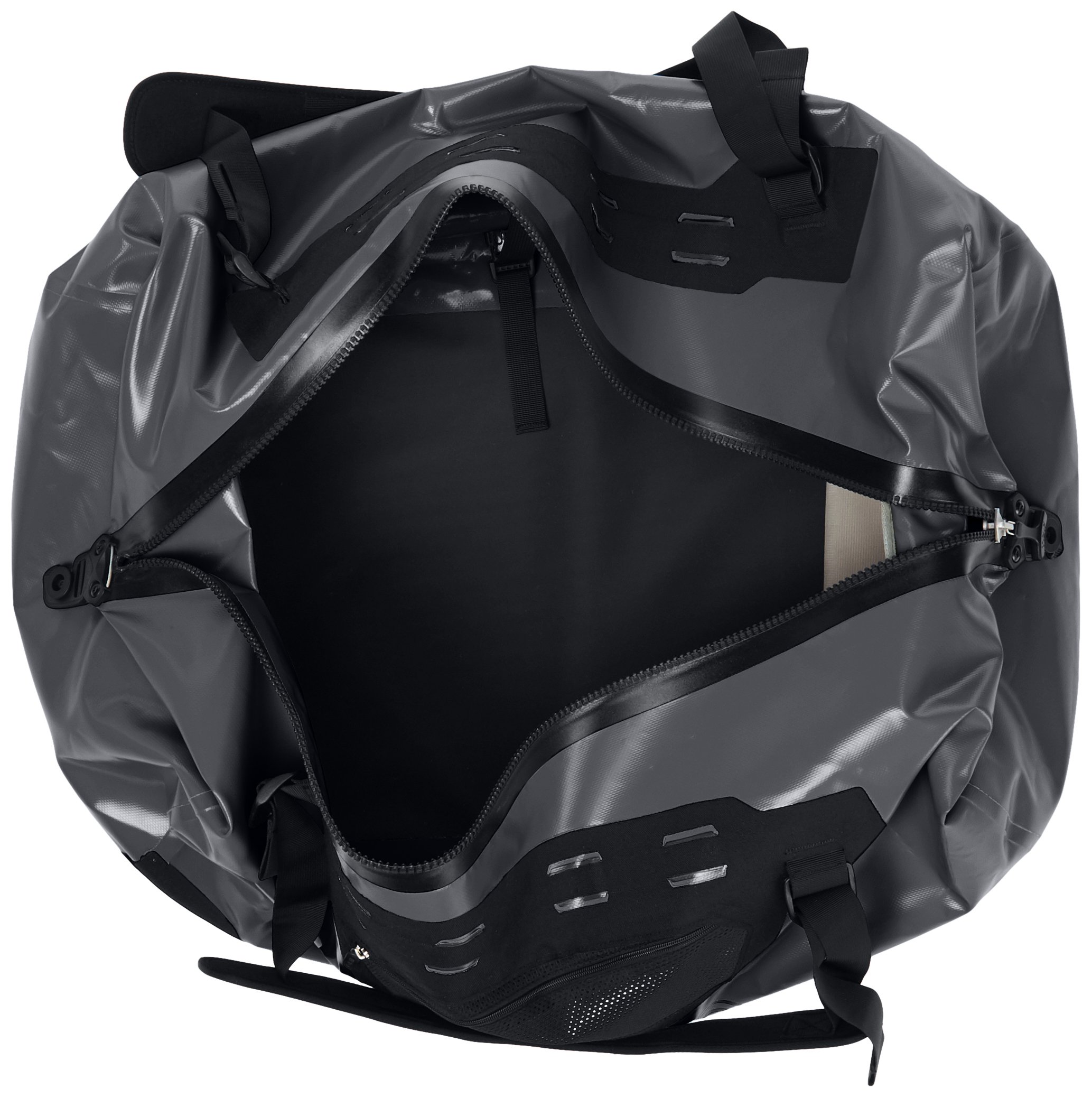 Ortlieb 110L Waterproof Duffle Travel Bag - Black - Heavy Duty Luggage for Camping, Hiking & Outdoor Adventures