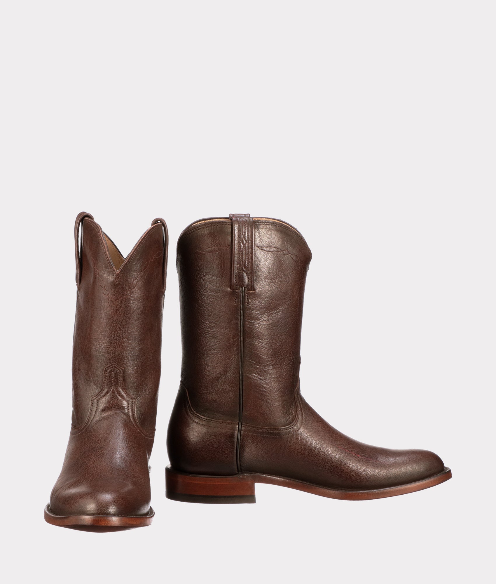 Majestic Roper Cowboy Boots for Men - Genuine Leather Western Boots with Tobacco Finish | Perfect for Rodeo, Country Music Festivals & Outdoor Adventures