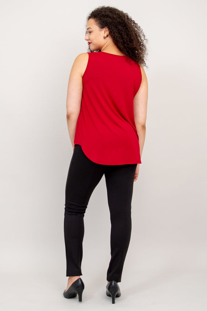 Stylish Jazz Tank Top with Lipstick Print - Soft Bamboo Fabric for Women - Perfect for Concerts, Parties & Casual Wear
