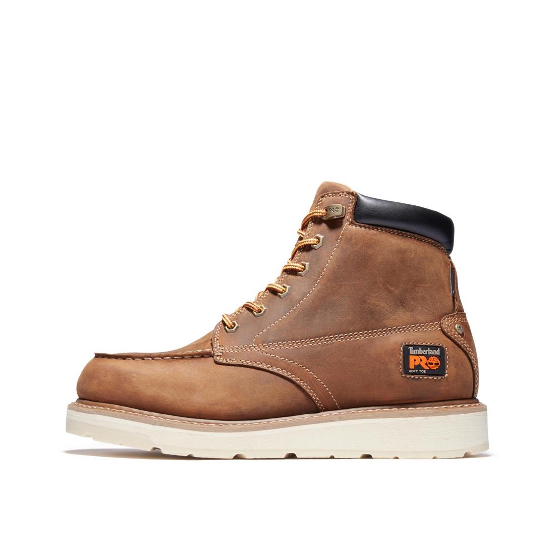 Gridworks Unisex 6 Inch Soft Toe Waterproof Work Boots - Durable & Comfortable for Construction, Hiking & Outdoor Activities