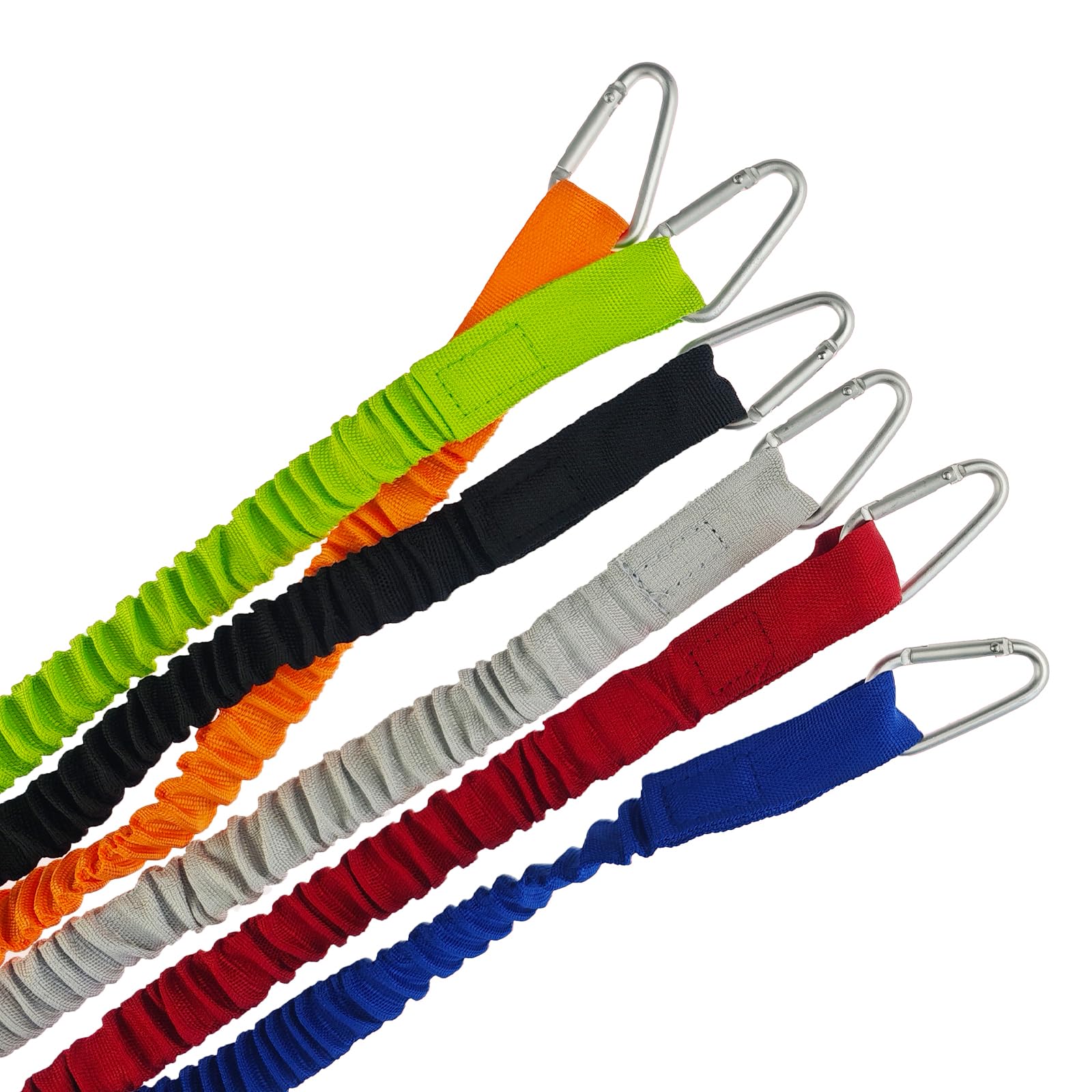 Premium Stretchable Coiled Kayak Paddle Leash & Fishing Rod Lanyard - Durable Safety Tether for Kayaking, Canoeing, and Fishing Accessories (Great for Lakes, Rivers & Ocean Adventures)