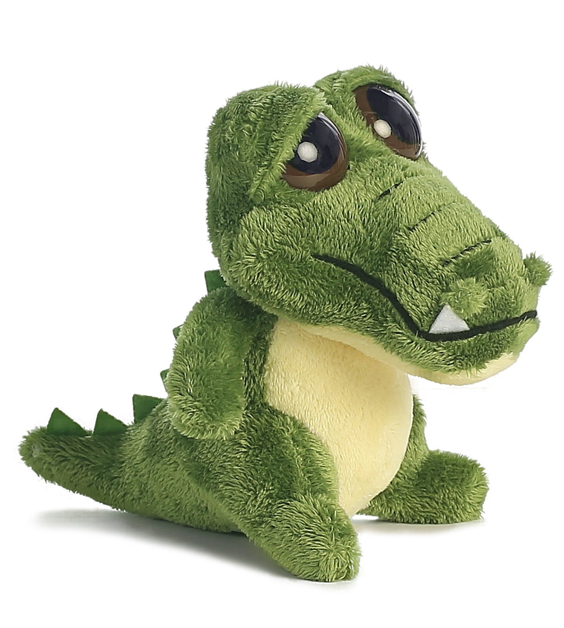 Dreamy Eyes Plush Green Gator with Bubble Sound - 5